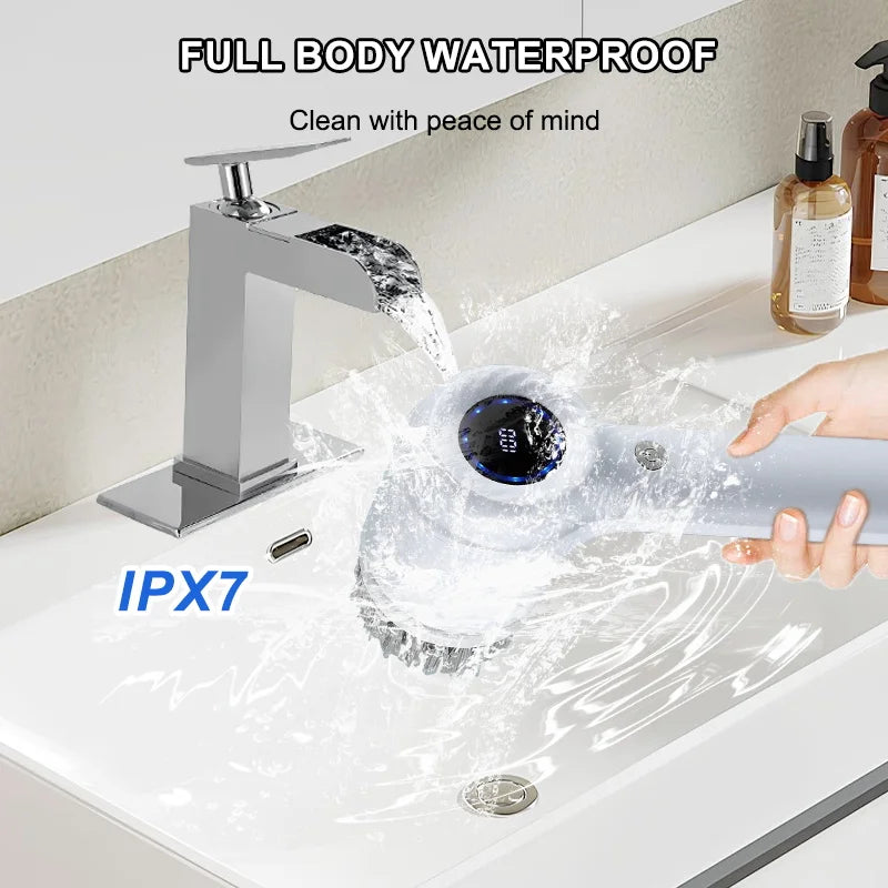 Power Scrubber – Elektrische Reinigingsborstel met 5 Opzetstukken