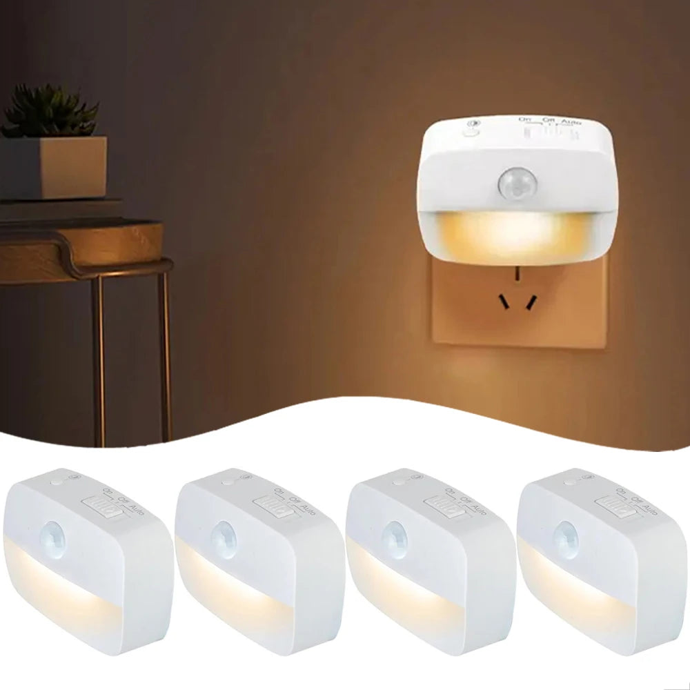 LED Nachtlamp met Bewegingssensor – Automatisch Nachtlicht voor Gang, Trap en Slaapkamer